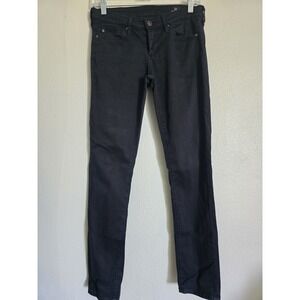 Adriano Goldschmied Black The Legging‎ Ankle Super Skinny Ankle Jeans, Size 25